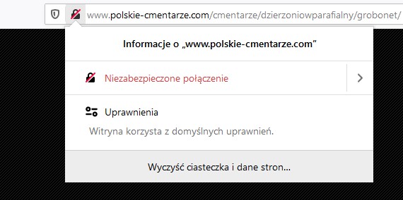 strona niezabezpieczona certyfikatem ssl